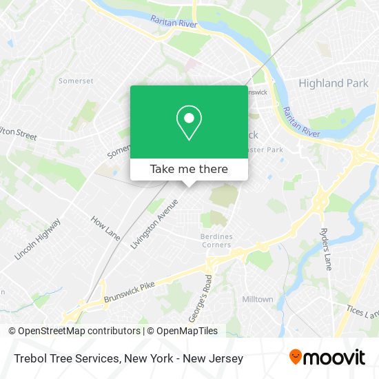 Trebol Tree Services map