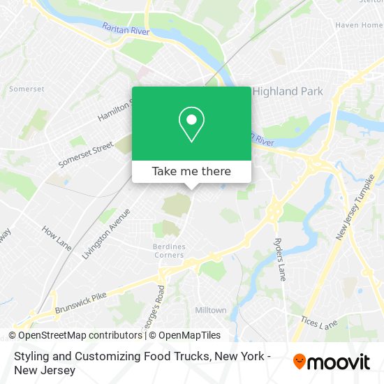Styling and Customizing Food Trucks map