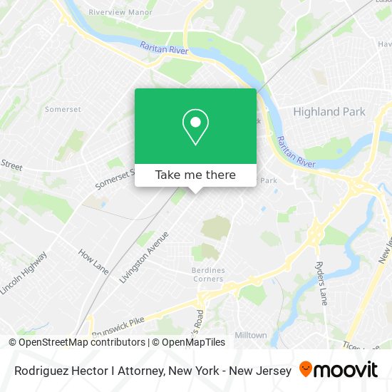 Mapa de Rodriguez Hector I Attorney