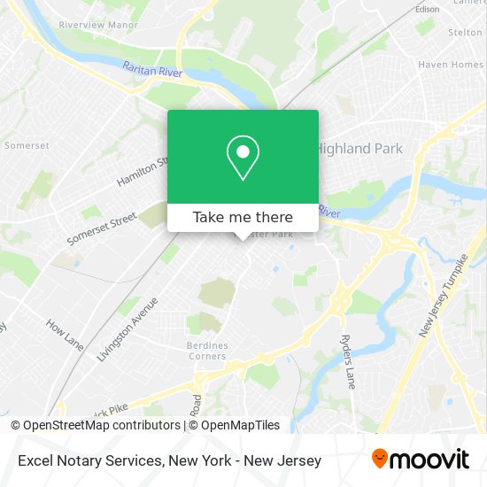Excel Notary Services map