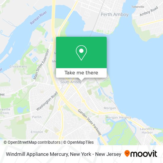 Mapa de Windmill Appliance Mercury