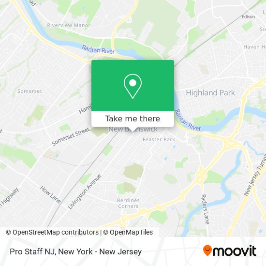 Pro Staff NJ map