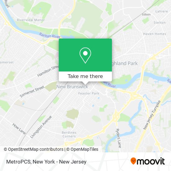 MetroPCS map