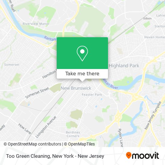 Too Green Cleaning map