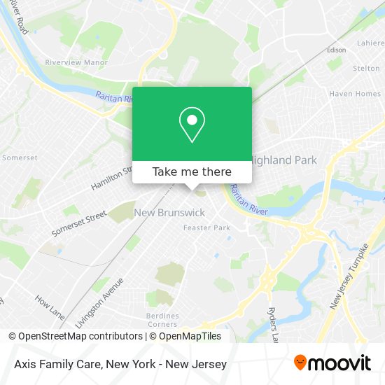 Axis Family Care map