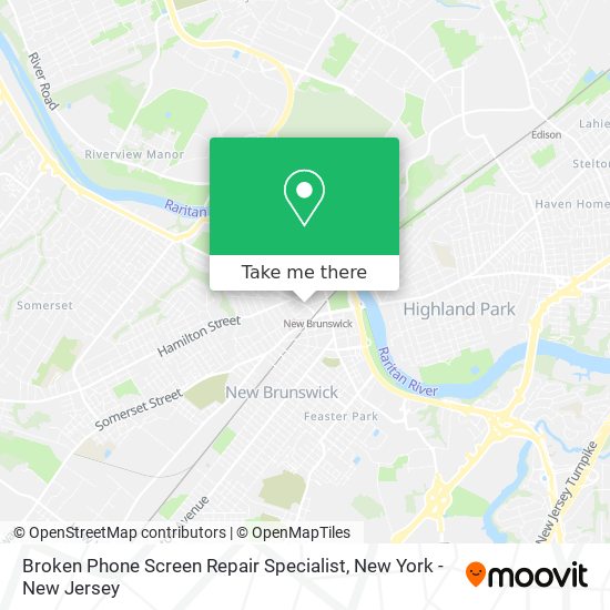 Mapa de Broken Phone Screen Repair Specialist