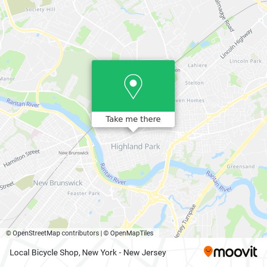 Local Bicycle Shop map