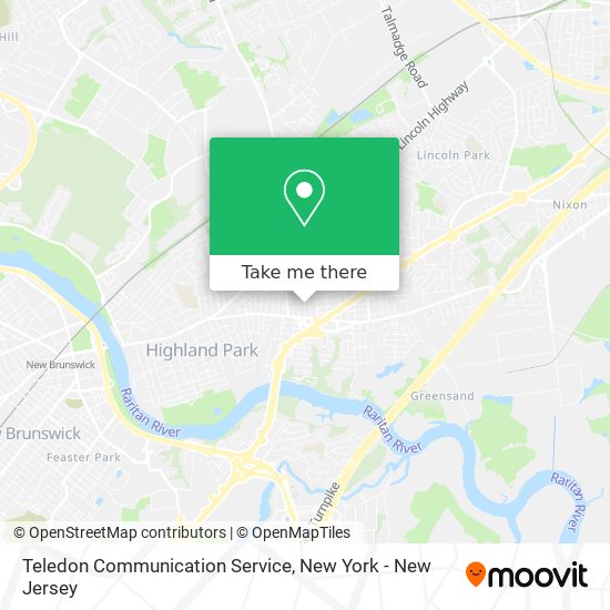 Teledon Communication Service map