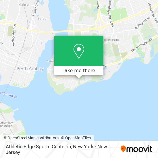 Athletic Edge Sports Center in map
