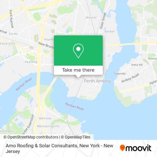 Amo Roofing & Solar Consultants map