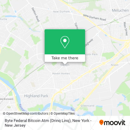 Byte Federal Bitcoin Atm (Drinq Linq) map