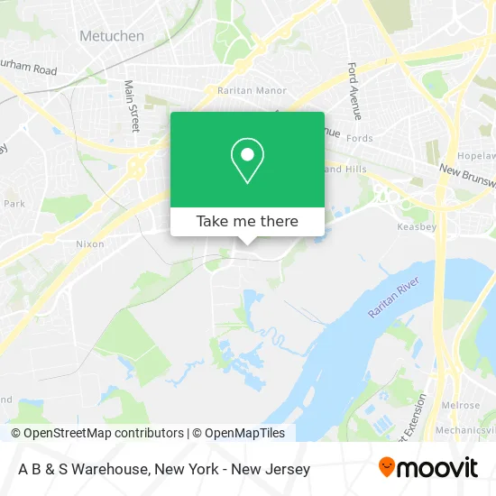 A B & S Warehouse map