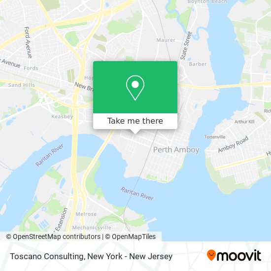 Toscano Consulting map