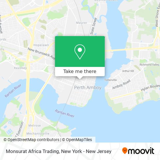 Monsurat Africa Trading map