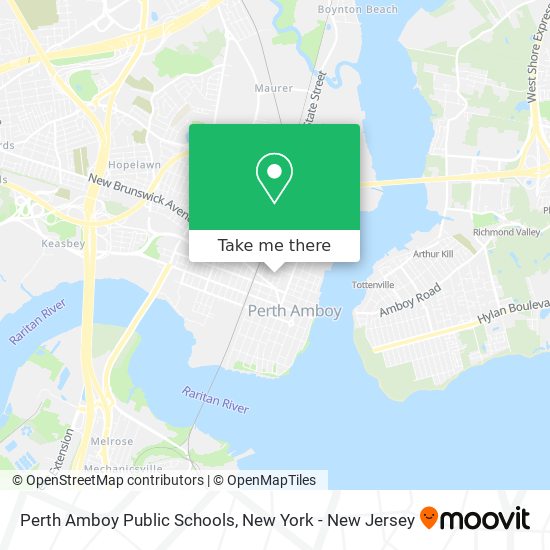 Perth Amboy Public Schools map