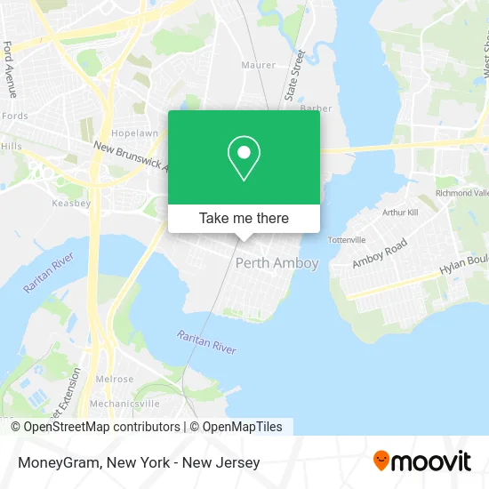 MoneyGram map