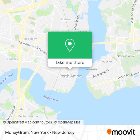 MoneyGram map