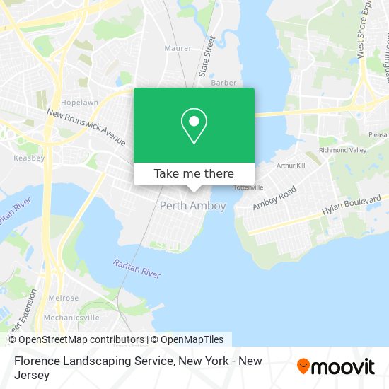 Florence Landscaping Service map