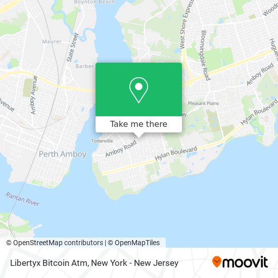 Mapa de Libertyx Bitcoin Atm