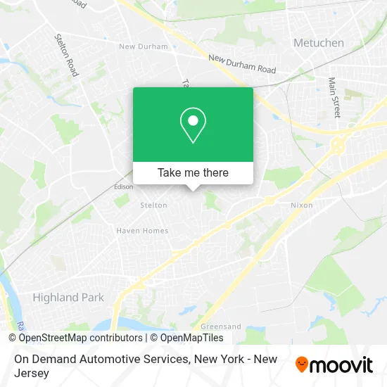 On Demand Automotive Services map