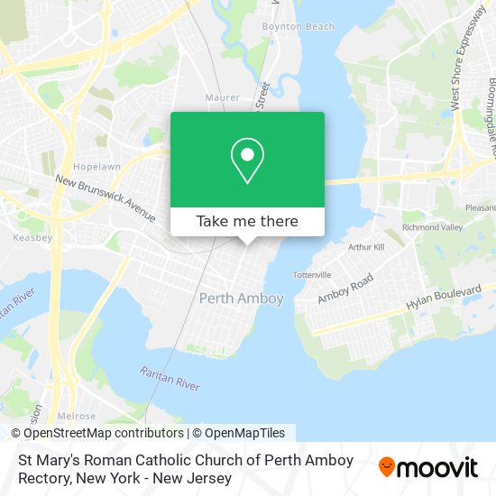 St Mary's Roman Catholic Church of Perth Amboy Rectory map