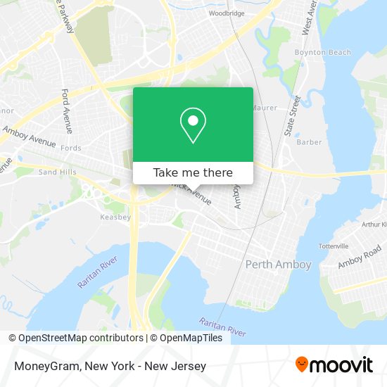 MoneyGram map