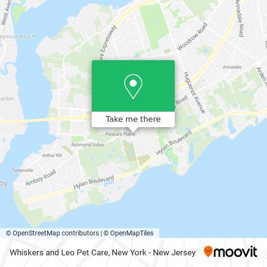 Whiskers and Leo Pet Care map