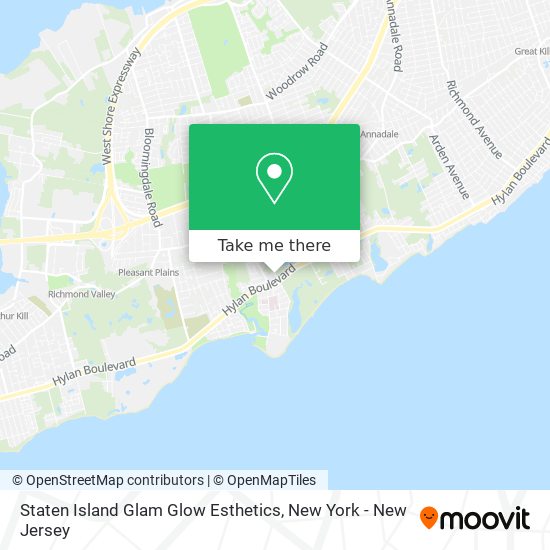 Mapa de Staten Island Glam Glow Esthetics