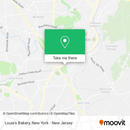 Mapa de Louie's Bakery