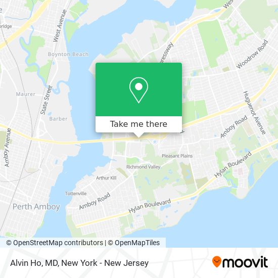 Mapa de Alvin Ho, MD