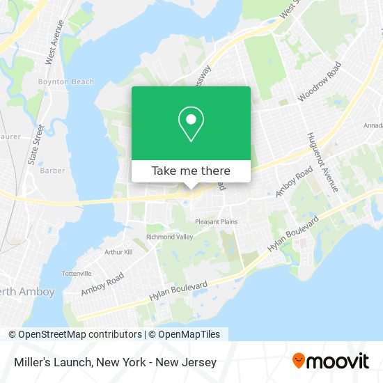 Mapa de Miller's Launch