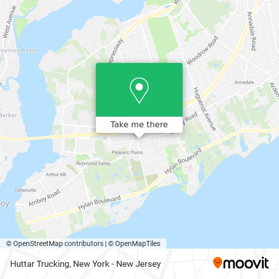 Mapa de Huttar Trucking