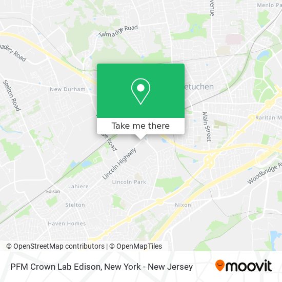 PFM Crown Lab Edison map