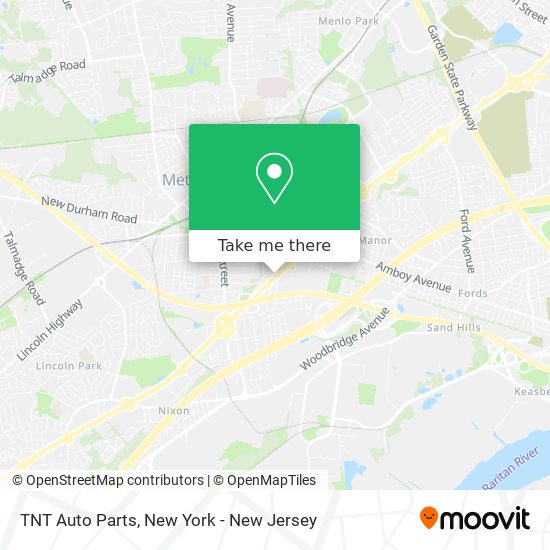 Mapa de TNT Auto Parts