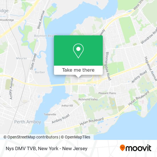 Nys DMV TVB map