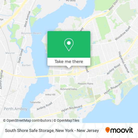 Mapa de South Shore Safe Storage