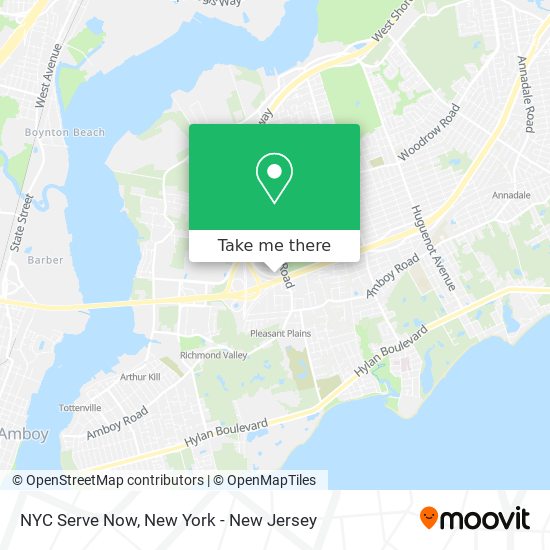 Mapa de NYC Serve Now