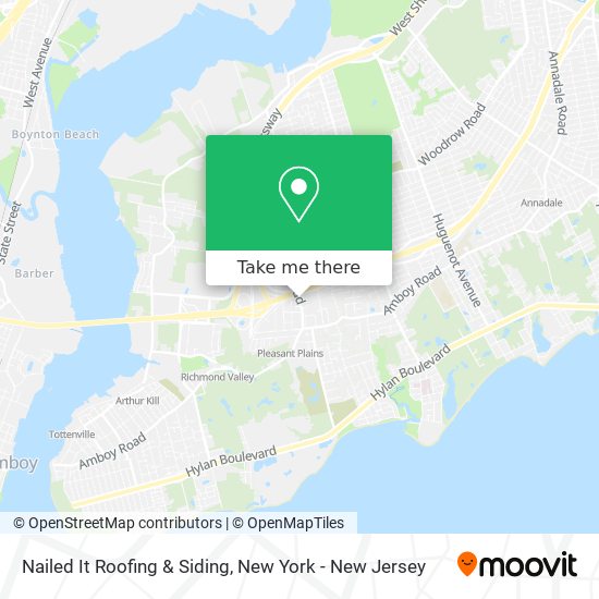Nailed It Roofing & Siding map
