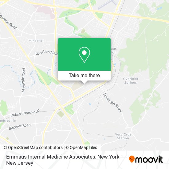 Emmaus Internal Medicine Associates map