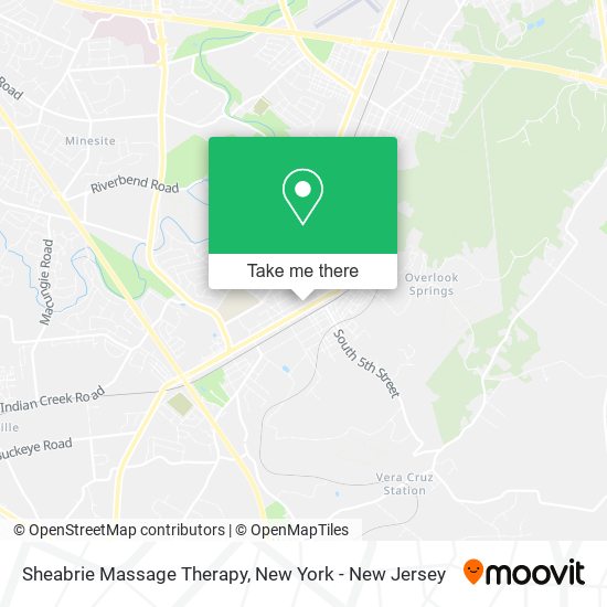 Mapa de Sheabrie Massage Therapy