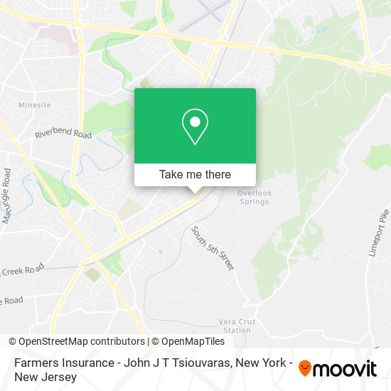 Mapa de Farmers Insurance - John J T Tsiouvaras