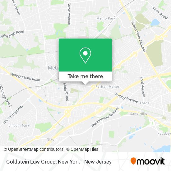 Mapa de Goldstein Law Group