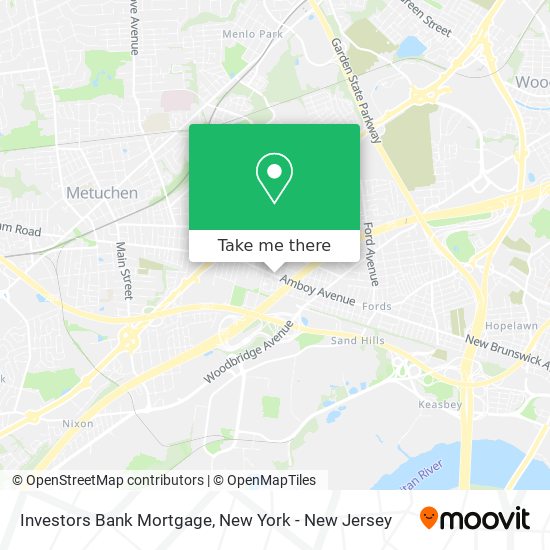 Mapa de Investors Bank Mortgage