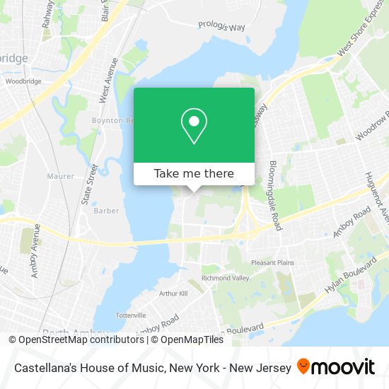 Castellana's House of Music map