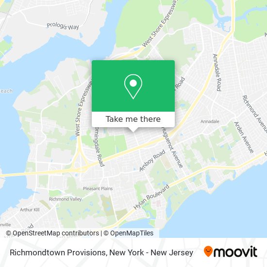 Richmondtown Provisions map