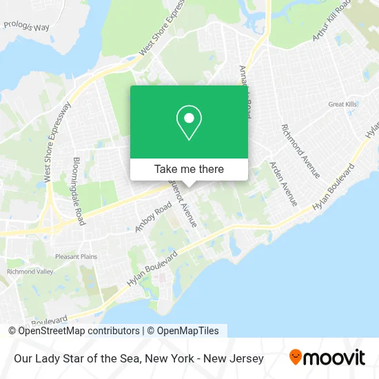 Our Lady Star of the Sea map