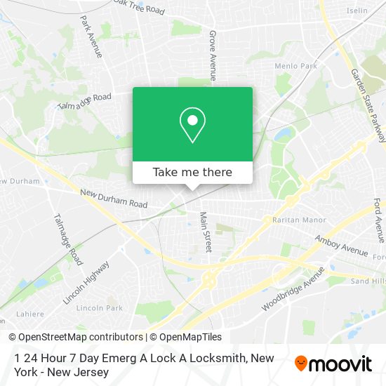 1 24 Hour 7 Day Emerg A Lock A Locksmith map