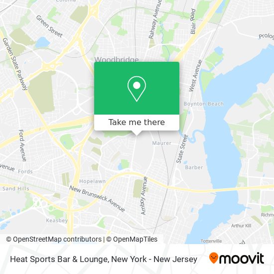 Heat Sports Bar & Lounge map