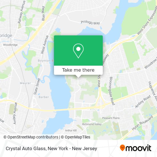 Crystal Auto Glass map
