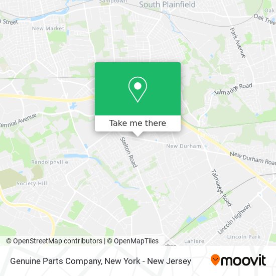 Mapa de Genuine Parts Company